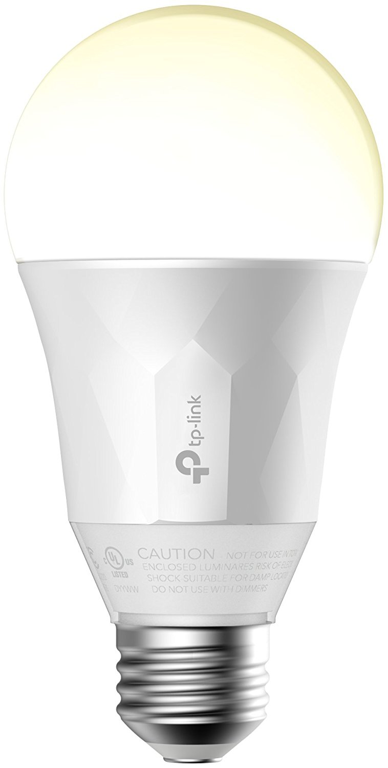 TP-Link Smart LED Light Bulb, Wi-Fi, Dimmable White, 50W Equivalent